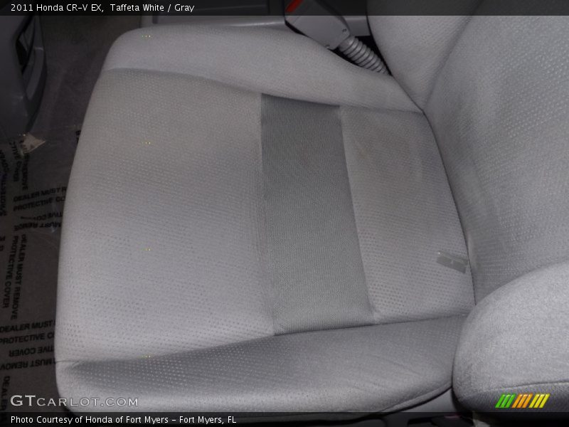 Taffeta White / Gray 2011 Honda CR-V EX
