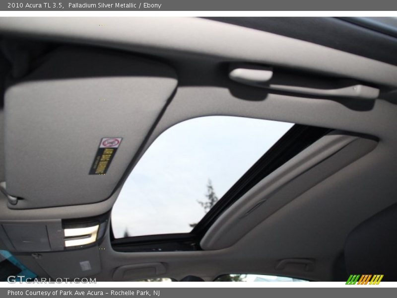 Palladium Silver Metallic / Ebony 2010 Acura TL 3.5