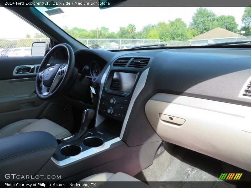Dark Side / Medium Light Stone 2014 Ford Explorer XLT
