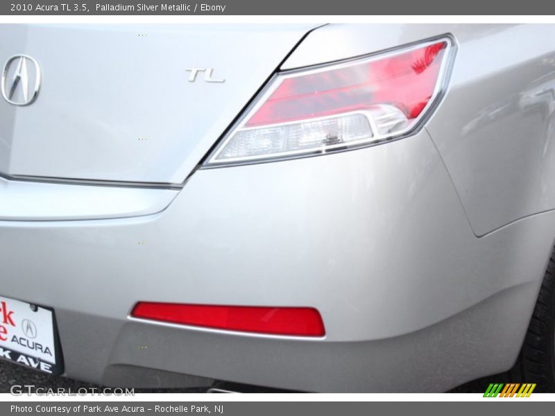 Palladium Silver Metallic / Ebony 2010 Acura TL 3.5