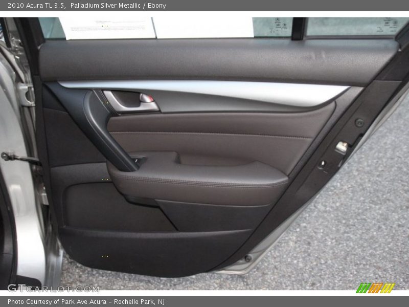 Palladium Silver Metallic / Ebony 2010 Acura TL 3.5