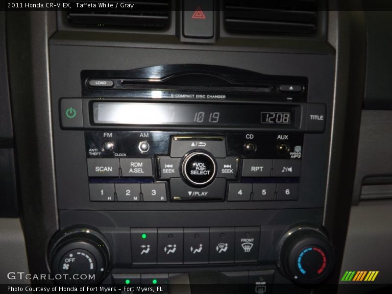 Taffeta White / Gray 2011 Honda CR-V EX
