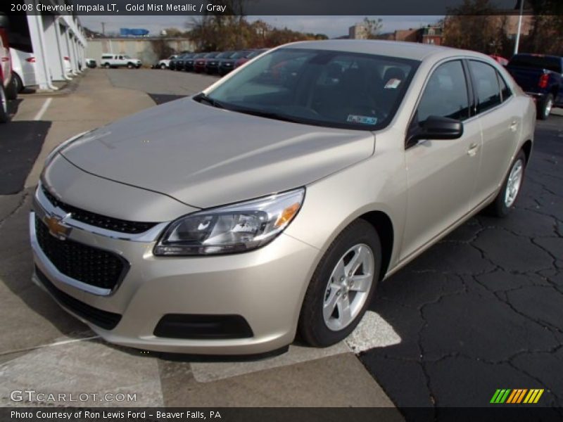 Gold Mist Metallic / Gray 2008 Chevrolet Impala LT