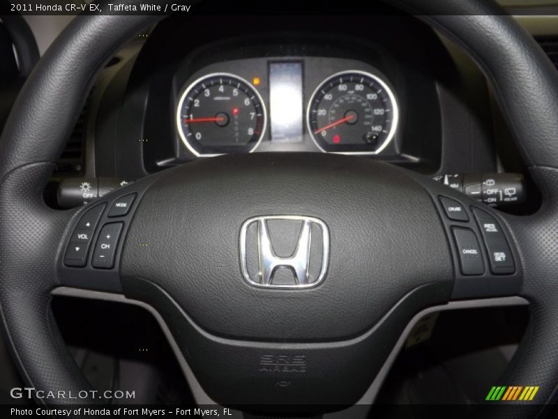 Taffeta White / Gray 2011 Honda CR-V EX
