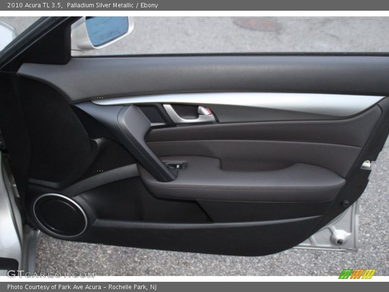 Palladium Silver Metallic / Ebony 2010 Acura TL 3.5