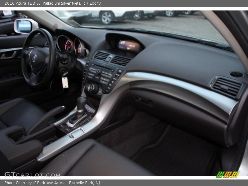 Palladium Silver Metallic / Ebony 2010 Acura TL 3.5