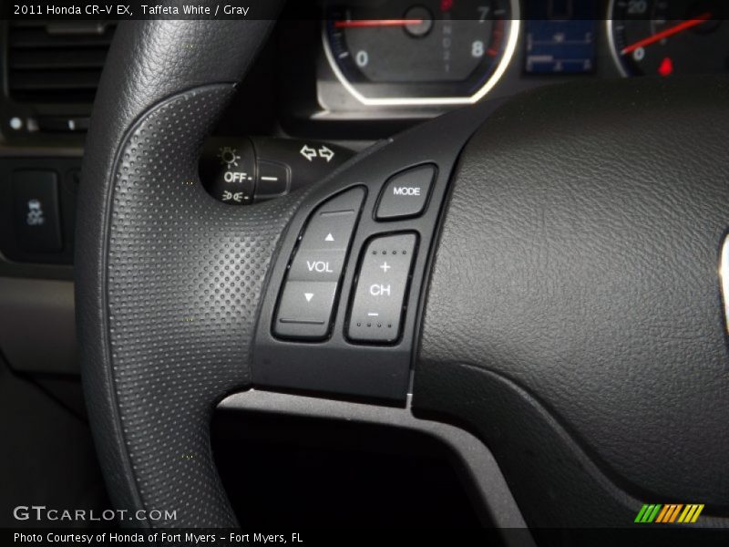 Taffeta White / Gray 2011 Honda CR-V EX