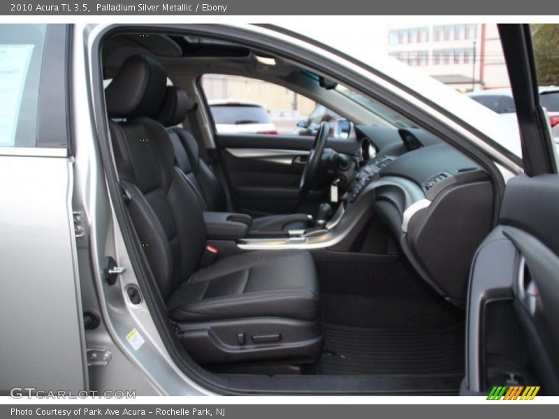 Palladium Silver Metallic / Ebony 2010 Acura TL 3.5
