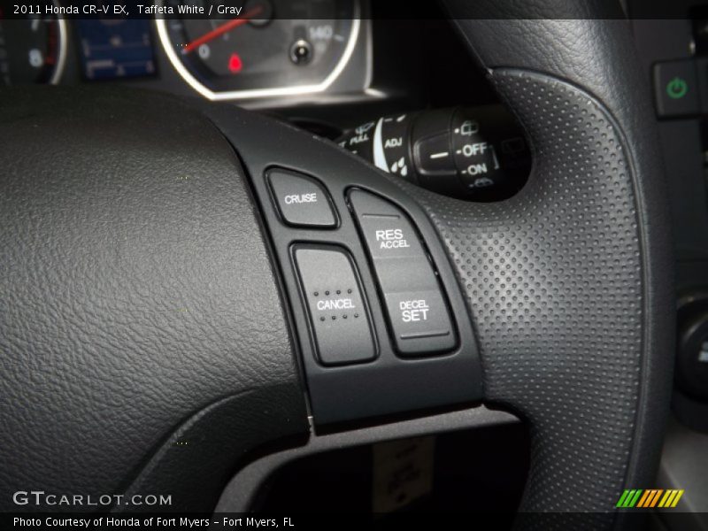 Taffeta White / Gray 2011 Honda CR-V EX