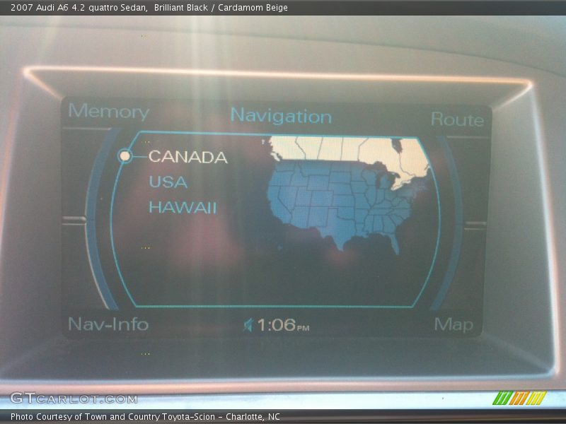 Brilliant Black / Cardamom Beige 2007 Audi A6 4.2 quattro Sedan