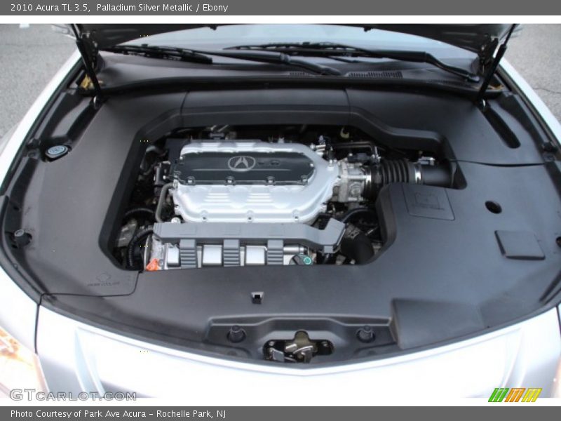 Palladium Silver Metallic / Ebony 2010 Acura TL 3.5