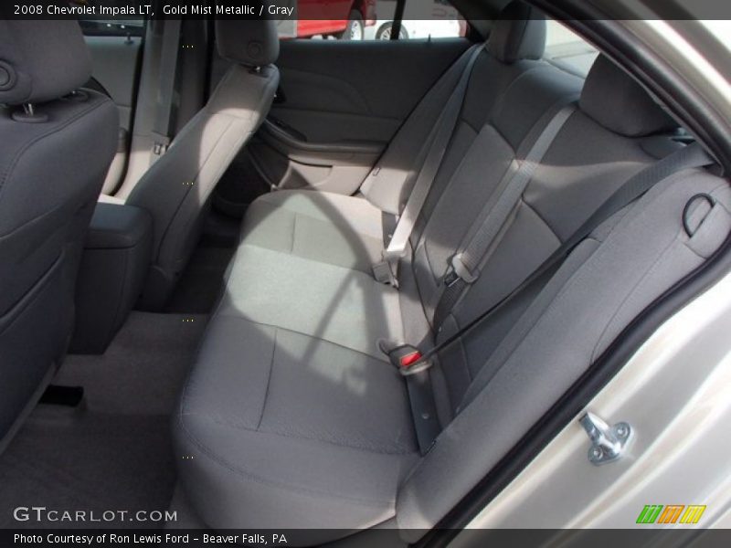 Gold Mist Metallic / Gray 2008 Chevrolet Impala LT