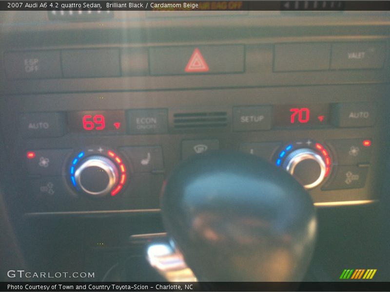 Brilliant Black / Cardamom Beige 2007 Audi A6 4.2 quattro Sedan