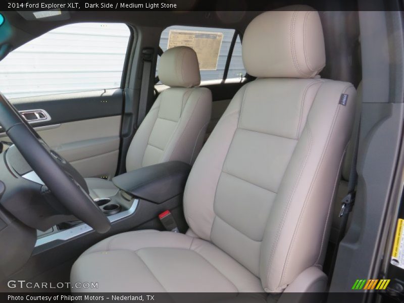 Dark Side / Medium Light Stone 2014 Ford Explorer XLT