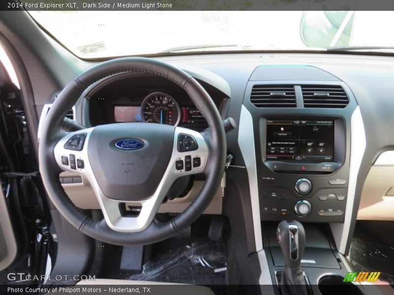 Dark Side / Medium Light Stone 2014 Ford Explorer XLT