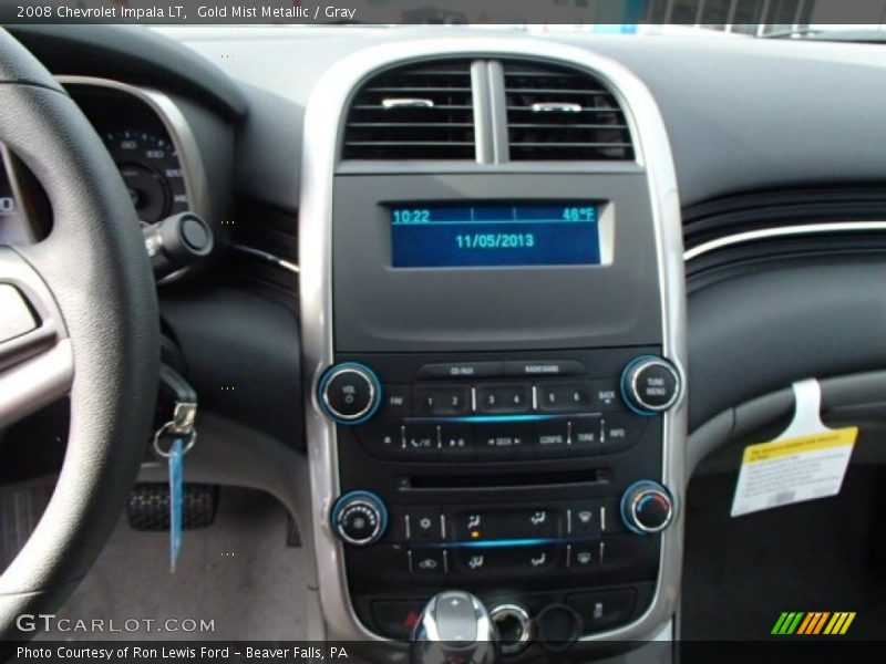 Gold Mist Metallic / Gray 2008 Chevrolet Impala LT