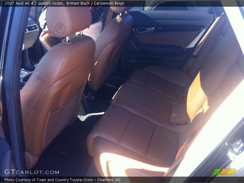 Brilliant Black / Cardamom Beige 2007 Audi A6 4.2 quattro Sedan