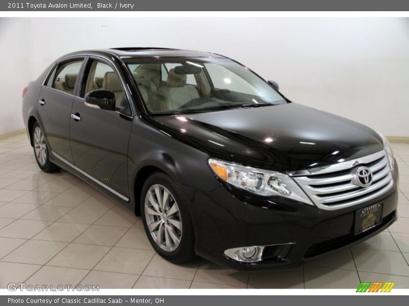 Black / Ivory 2011 Toyota Avalon Limited