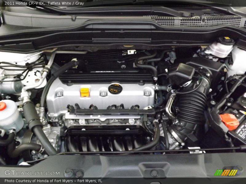 Taffeta White / Gray 2011 Honda CR-V EX