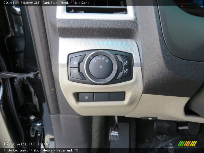 Dark Side / Medium Light Stone 2014 Ford Explorer XLT
