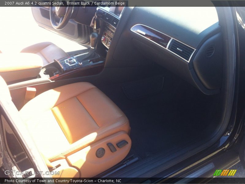 Brilliant Black / Cardamom Beige 2007 Audi A6 4.2 quattro Sedan