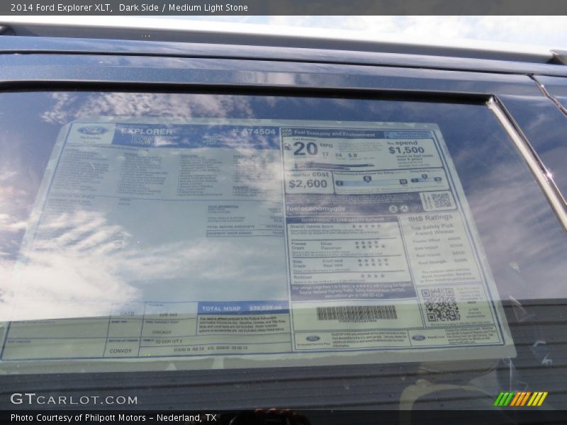 Dark Side / Medium Light Stone 2014 Ford Explorer XLT