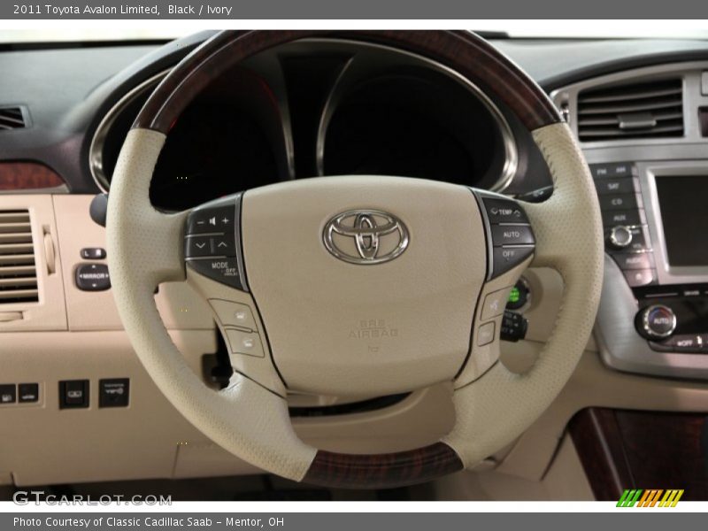Black / Ivory 2011 Toyota Avalon Limited
