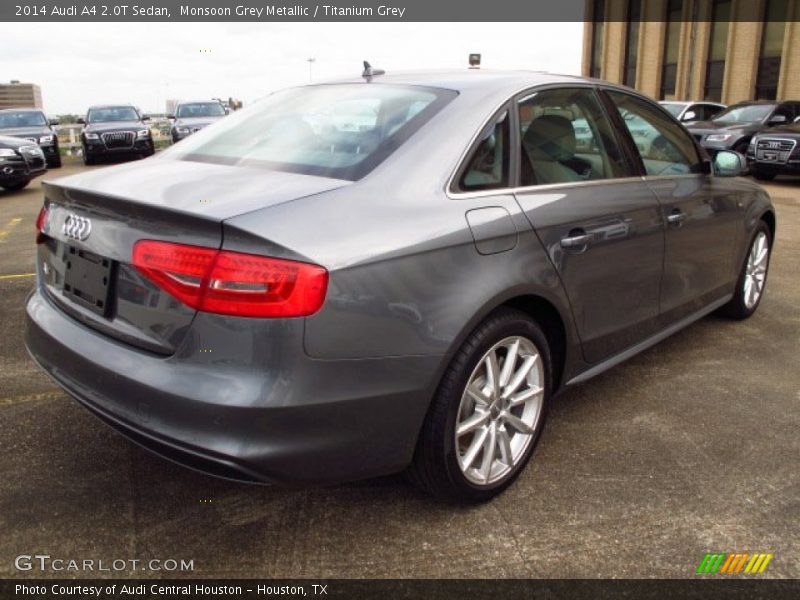 Monsoon Grey Metallic / Titanium Grey 2014 Audi A4 2.0T Sedan