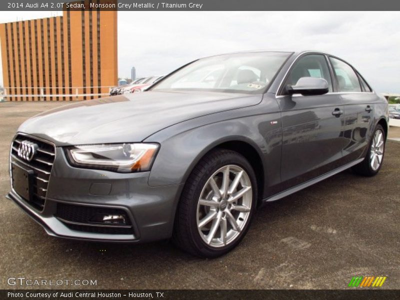 Monsoon Grey Metallic / Titanium Grey 2014 Audi A4 2.0T Sedan