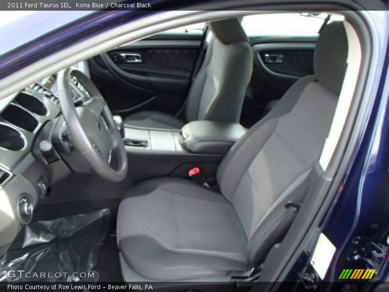 Kona Blue / Charcoal Black 2011 Ford Taurus SEL