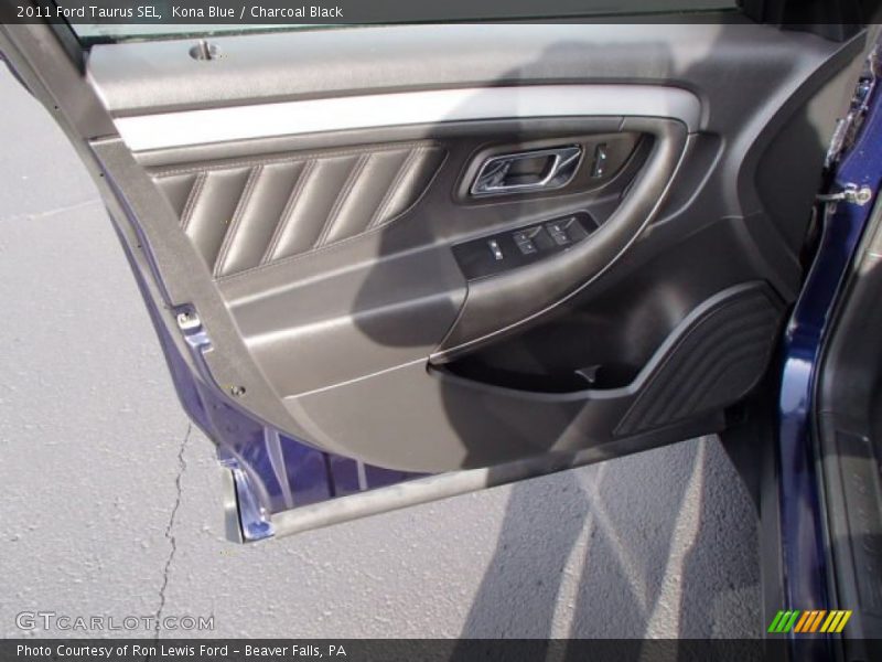 Kona Blue / Charcoal Black 2011 Ford Taurus SEL
