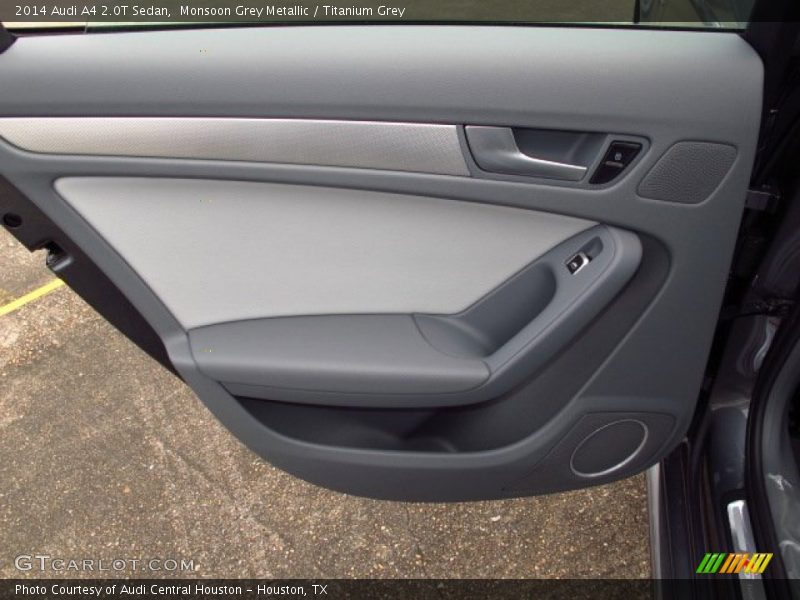 Monsoon Grey Metallic / Titanium Grey 2014 Audi A4 2.0T Sedan
