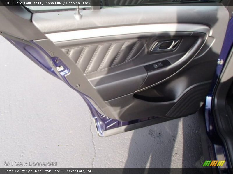 Kona Blue / Charcoal Black 2011 Ford Taurus SEL