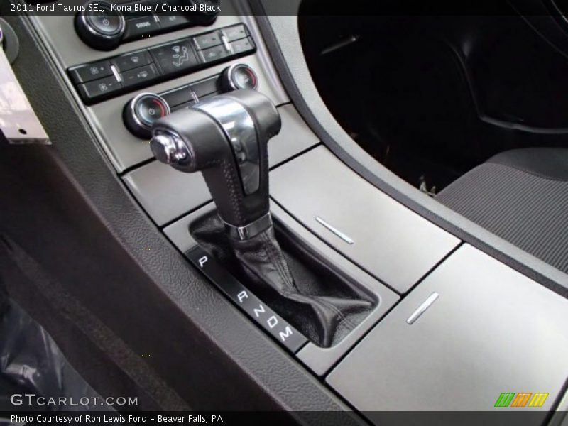 Kona Blue / Charcoal Black 2011 Ford Taurus SEL