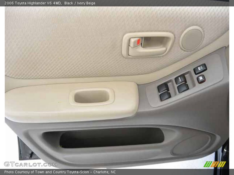 Black / Ivory Beige 2006 Toyota Highlander V6 4WD