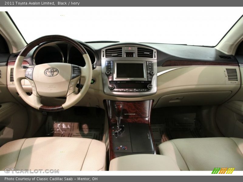 Black / Ivory 2011 Toyota Avalon Limited