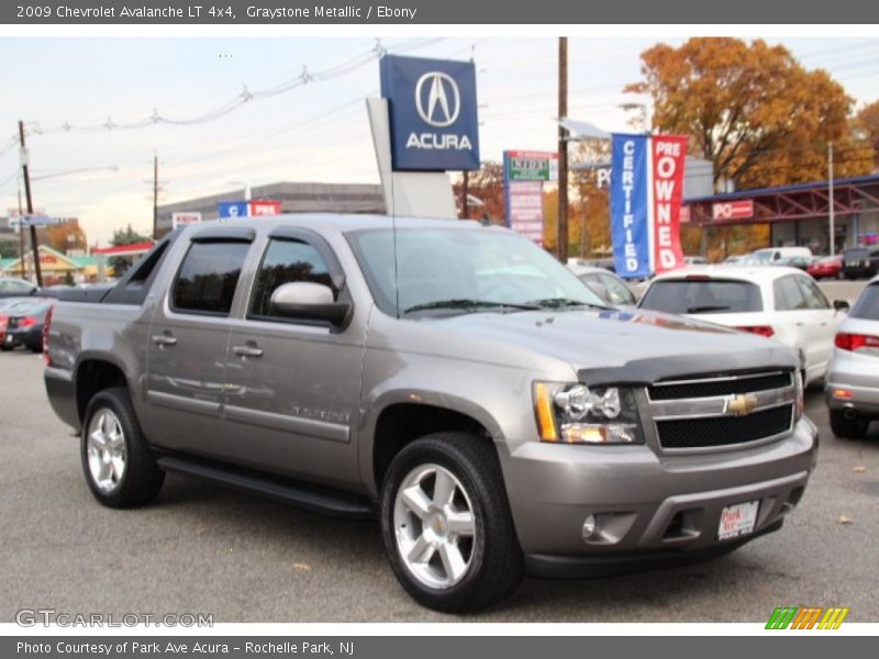 Graystone Metallic / Ebony 2009 Chevrolet Avalanche LT 4x4