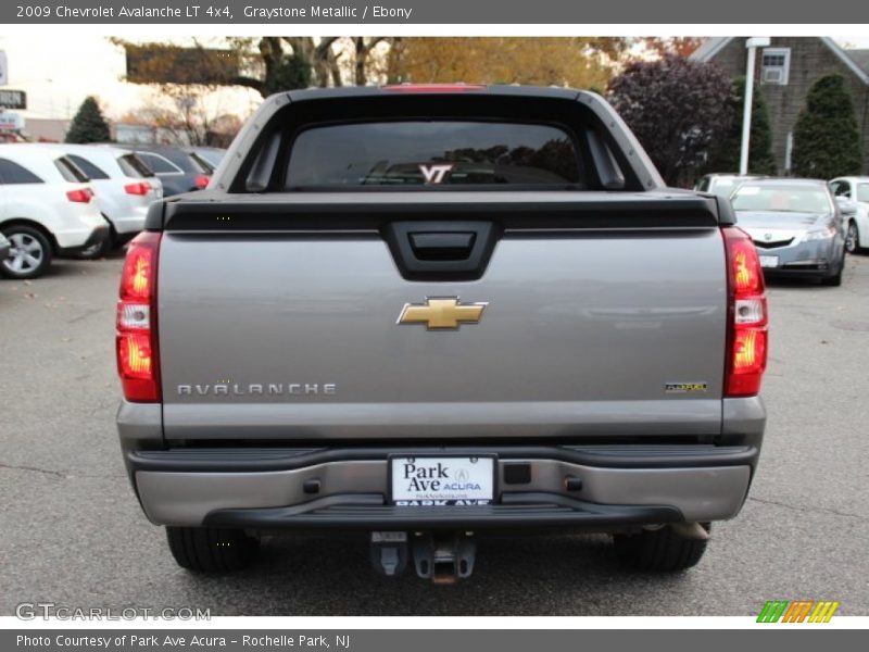 Graystone Metallic / Ebony 2009 Chevrolet Avalanche LT 4x4