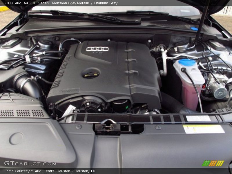 Monsoon Grey Metallic / Titanium Grey 2014 Audi A4 2.0T Sedan