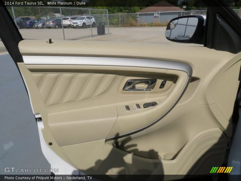 White Platinum / Dune 2014 Ford Taurus SEL