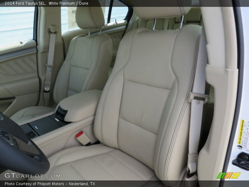 White Platinum / Dune 2014 Ford Taurus SEL