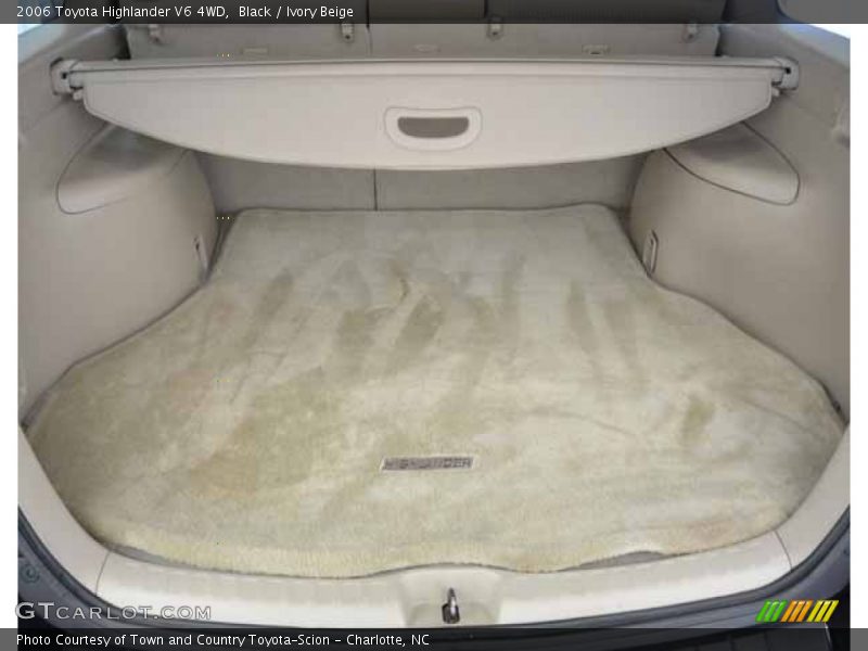 Black / Ivory Beige 2006 Toyota Highlander V6 4WD