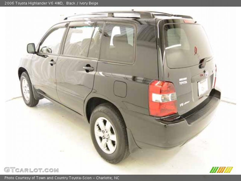 Black / Ivory Beige 2006 Toyota Highlander V6 4WD