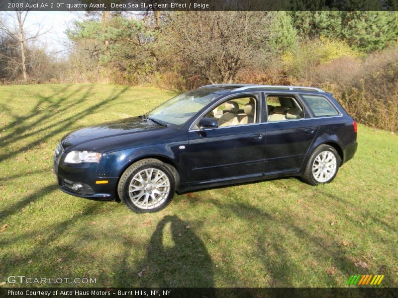  2008 A4 2.0T quattro Avant Deep Sea Blue Pearl Effect