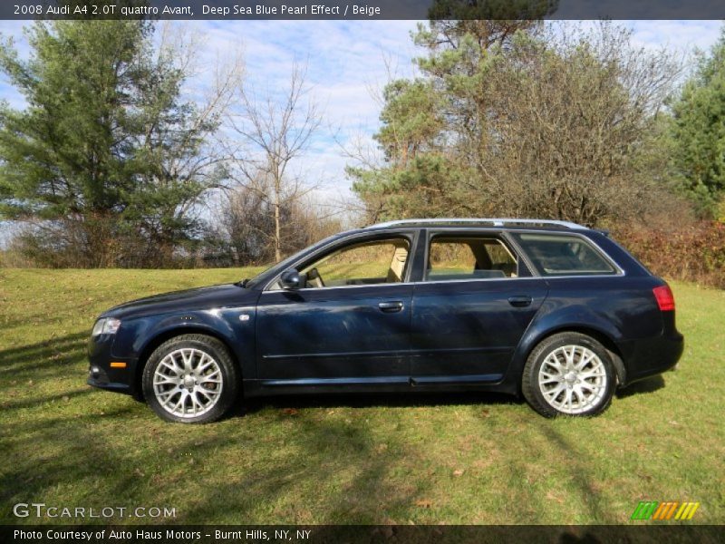  2008 A4 2.0T quattro Avant Deep Sea Blue Pearl Effect