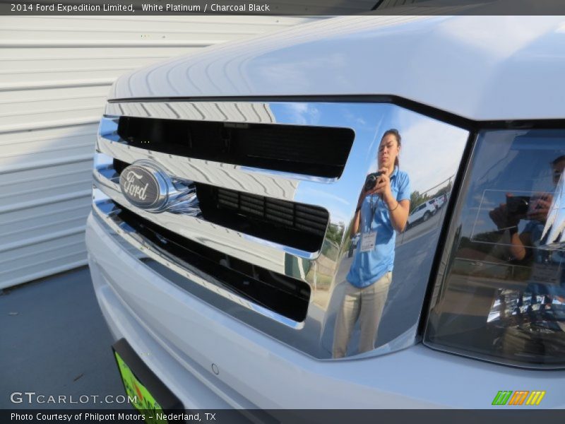 White Platinum / Charcoal Black 2014 Ford Expedition Limited