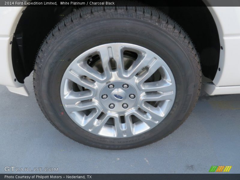White Platinum / Charcoal Black 2014 Ford Expedition Limited