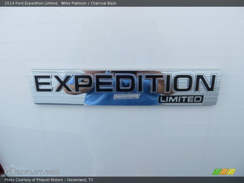 White Platinum / Charcoal Black 2014 Ford Expedition Limited
