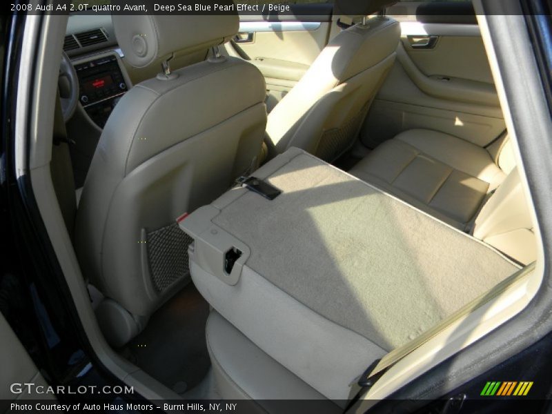 Deep Sea Blue Pearl Effect / Beige 2008 Audi A4 2.0T quattro Avant