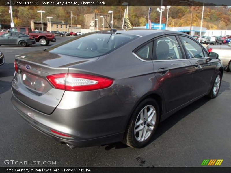 Sterling Gray Metallic / Charcoal Black 2013 Ford Fusion SE